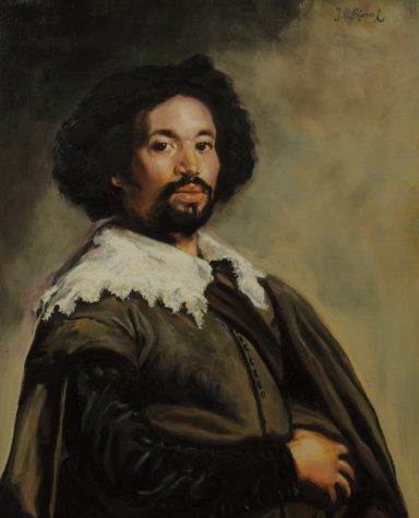 Juan de Pareja, copia de la pintura de Diego Velazquez.